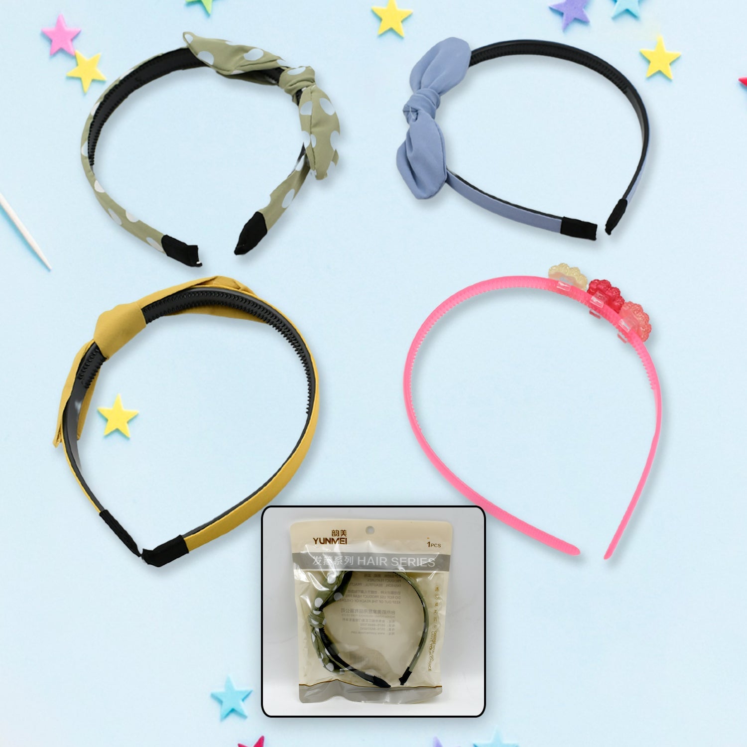 12632 Stylish Hair Accessories, Hairband / Headband for Baby Girls / Women / Hair Band Stretch Hair Accessories for Women Girls Hair Accessories Multicolor / Mix Designs 12632 Stylish Hair Accessories, Hairband / Headband for Baby Girls / Women / Hair Band Stretch Hair Accessories for Women Girls Hair Accessories Multicolor / Mix Designs